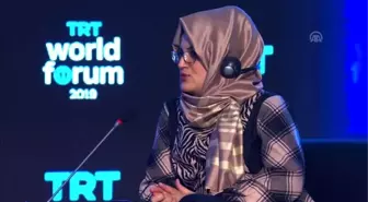 TRT World Forum 2019 - Cemal Kaşıkçı'nın nişanlısı Hatice Cengiz (1)