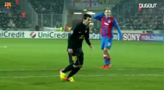 Lionel Messi'nin Viktoria Plzen'e Hat-trick'i