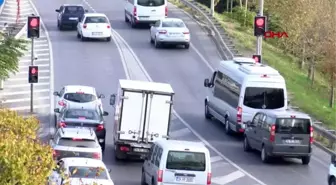 Sürücüleri şaşkına çeviren 3 saniyelik trafik ışıkları