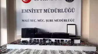 Sahte para operasyonunda ele geçirilenler emniyet müdürlüğünde sergilendi