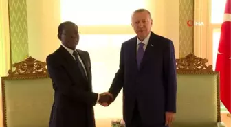 Cumhurbaşkanı Erdoğan Ekvator Ginesi Cumhurbaşkanı Teodoro Obiang Nguema Mbasogo'yu kabul etti