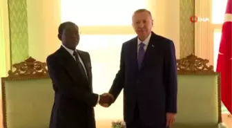 Cumhurbaşkanı Erdoğan, mevkidaşı Mbasogo'yu kabul etti