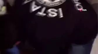 Minibüsçülerle korsan taksici kavgasına karışan şahıslara operasyon kamerada