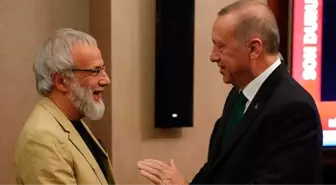 Cumhurbaşkanı Erdoğan, ünlü sanatçı Yusuf İslam'ı kabul etti: Lokomotif maketi hediye etti