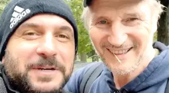 Liam Neeson ile Özgür Teke'nin sürpriz buluşması!