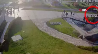 Hırsızlık anı kamerada.