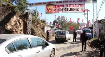 İzmir ödemiş kestane festivali ile şenlendi