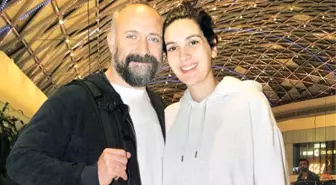 Bergüzar Korel ile Halit Ergenç'in heyecanlı bekleyişi