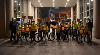 Akhisarlı Bisikletçiler Lösemili Çocuklar için pedal çevirdi