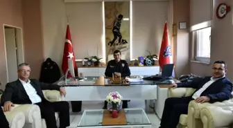 Başkan Kanar'dan Kurum ziyaretleri