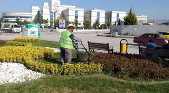 Kış öncesi park bahçelerde yoğun mesai