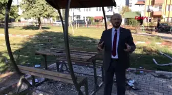 Tokat-parkta, belediye başkanını isyan ettiren manzara