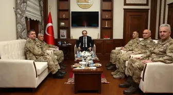 Jandarma Genel Komutanı Orgeneral Arif Çetin Bayburt Valiliği'ni ziyaret etti