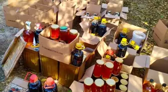 Eskişehir'de 155 kilogram sahte bal ele geçirildi