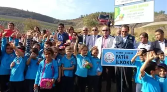 Alaköprü Barajı'nda fidanlar toprakla buluşturuldu