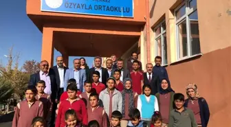 AK Parti milletvekili Açıkgöz, Özyayla Ortaokulunu ziyaret etti