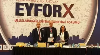 ZBEÜ, Antalya'da EYFOR-X Uluslararası Eğitim Yönetimi Forumu'na katıldı