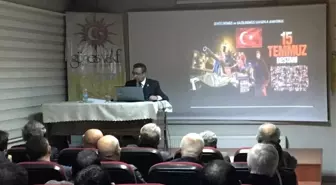 Prof. Dr. Ahmet Beşe, Güneş Vakfı'nda 'Türk-Amerikan İlişkileri ve günümüze yansımaları'nı anlattı