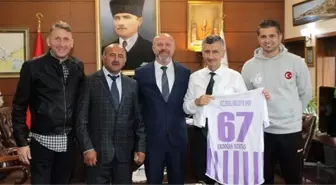 Ereğli Belediyespor'dan Vali Bektaş'a ziyaret