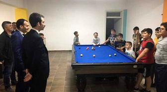 Kaymakam Şan çocuklarla sohbet etti