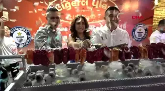 Adana guiness rekoru 'mangal pasta' ile kutlandı