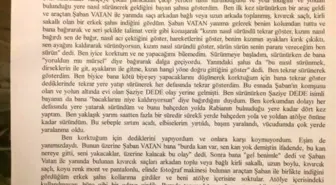 Mürsel Küçükal'ın emniyetteki ifadesi ortaya çıktı