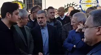 Aykut Kocaman ve Aziz Yıldırım Nihat Çetin'in cenazesinde bir araya geldi