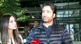 Mahsun Kırmızıgül, Yıldız Kenter'in hayatını kaybettiği hastaneye geldi