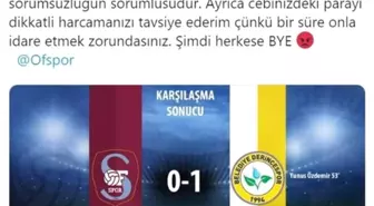 Ofspor Başkanı Olcay Saral, futbolcularını tehdit etti!