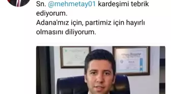 AK Parti Adana İl Başkanı Mehmet Ay oldu