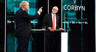 Boris Johnson ve Jeremy Corbyn'in canlı yayında karşı karşıya gelmesi İngiltere basınında:...