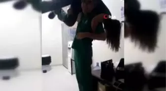 Hastanede yaptıkları yetmezmiş gibi uygunsuz eğlence anlarını sosyal medyada paylaştılar