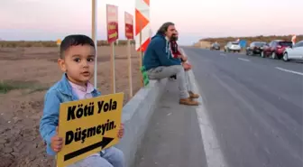 Ceylanpınar'da 'trafik ışığı' eylemi