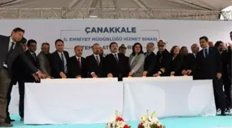 Çanakkale Emniyet Müdürlüğü'nün yeni hizmet binasının temeli atıldı