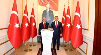 Emniyet Genel Müdürü Aktaş, Balıkesir Valisi Yazıcı'yı ziyaret etti