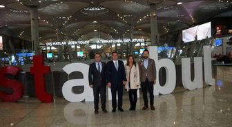 Guatemala Devlet Başkanı Jimmy Morales, İstanbul Havalimanı'nı gezdi