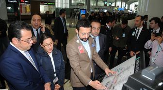 Guatemala Devlet Başkanı Jimmy Morales, İstanbul Havalimanı'nı gezdi