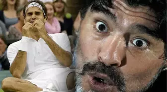 Maradona, Federer'i ağlattı! O sözler...