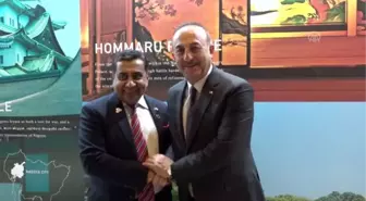 Çavuşoğlu, İngiliz Dışişleri Bakanlığı Devlet Bakanı Tariq Ahmad ile görüştü