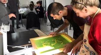 İlk serigrafi çalıştayı gerçekleştirdi