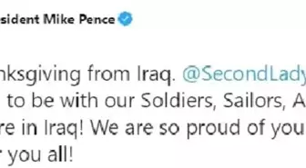 Mike Pence'ten sürpriz Irak ziyareti