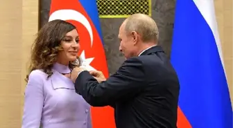 Putin'den Mihriban Aliyeva'ya Dostluk Madalyası