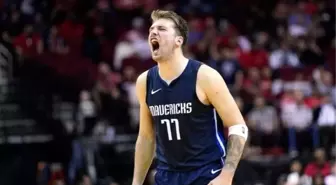 Doncic coştu, Dallas Rockets'ı devirdi