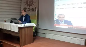 Güneş Vakfı'nda 'İslam Düşüncesinde Tarih Anlayışı' konferansı