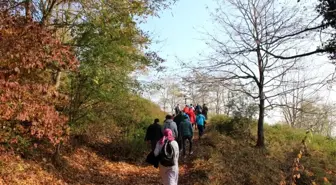 SUBÜ'lü personel ve öğrenciler doğa yürüyüşüne katıldı