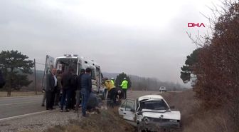 Yaralı üşümesin diye battaniye ile sardılar