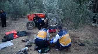 Antalya'da traktörün altında kalan yaşlı adam hayatını kaybetti