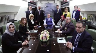Cumhurbaşkanı Erdoğan, Katar dönüşü uçakta açıklamalarda bulundu