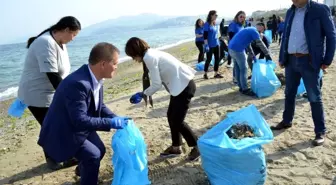 İşçiler çevre temizliği yaptı