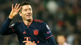 15 dakikada 4 gol atmayı başaran Lewandowski tarihe geçti